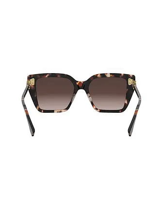 FENDI | Lunettes de soleil carrées havane FF Diamonds | braun